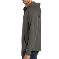 New Era STS 1/4 Zip Hoodie, Graphite, Left Sleeve view