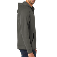 New Era STS 1/4 Zip Hoodie, Graphite, Right Sleeve view