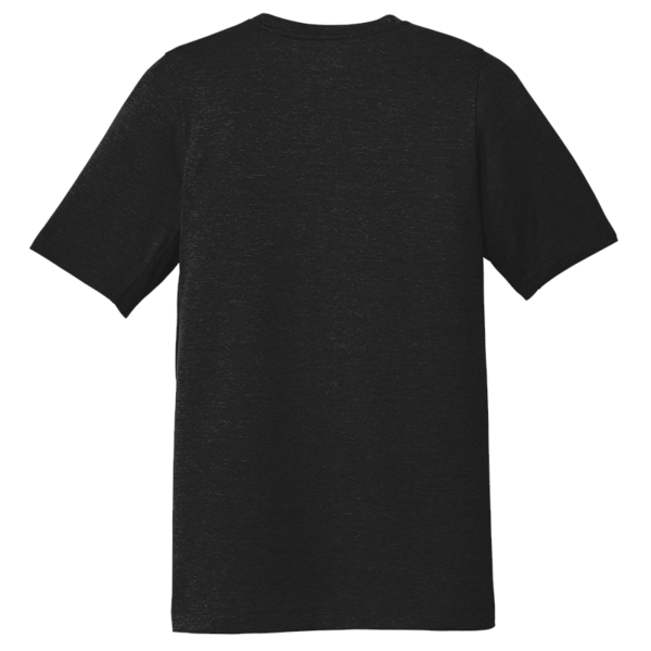 New Era Series Performance Crew Tee, Black Solid, Back view