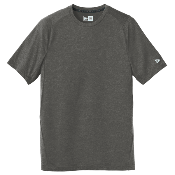 New Era Series Performance Crew Tee, Graphite, Front view
