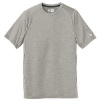 New Era Series Performance Crew Tee, Rainstorm Grey, Front view