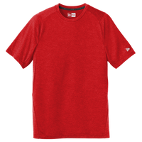 New Era Series Performance Crew Tee, Scarlet, Front view