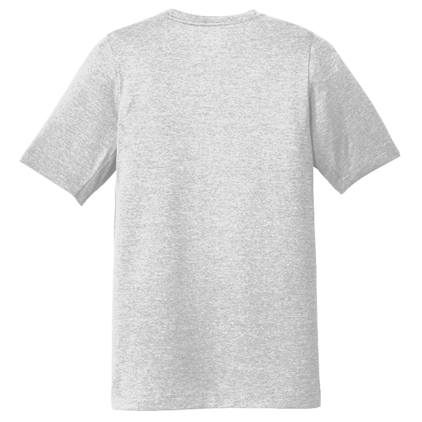 New Era Series Performance Crew Tee, White Solid, Back view