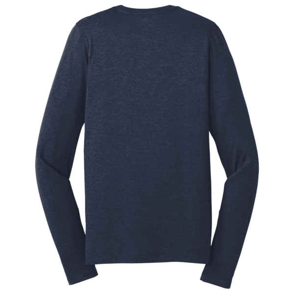 New Era Series Performance Long Sleeve Crew Tee, True Navy, Back view