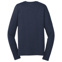 New Era Series Performance Long Sleeve Crew Tee, True Navy, Back view