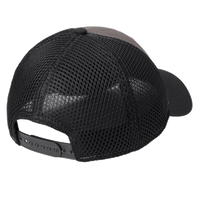 New Era Snapback Contrast Front Mesh Cap, Charcoal / Black, Back view