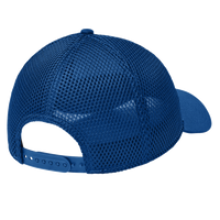 New Era Snapback Contrast Front Mesh Cap, Flag White / Royal, Back view