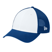 New Era Snapback Contrast Front Mesh Cap, Flag White / Royal, Left Side view