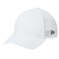 New Era Snapback Contrast Front Mesh Cap, Flag White / White, Left Side view