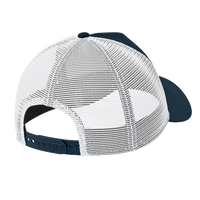 New Era Snapback Trucker Cap, Flag Deep Navy / White, Back view