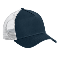 New Era Snapback Trucker Cap, Flag Deep Navy / White, Right Side view
