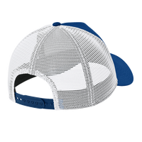 New Era Snapback Trucker Cap, Flag Royal / White, Back view