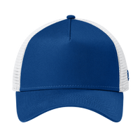 New Era Snapback Trucker Cap, Flag Royal / White, Front view