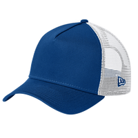 New Era Snapback Trucker Cap, Flag Royal / White, Left Side view