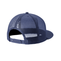 New Era Standard Fit Snapback Trucker Cap, Deep Navy / Deep Navy, Back view