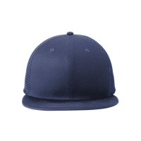New Era Standard Fit Snapback Trucker Cap, Deep Navy / Deep Navy, Front view