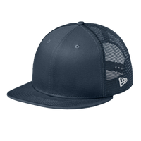 New Era Standard Fit Snapback Trucker Cap, Flag Deep Navy / Deep Navy, Left Side view
