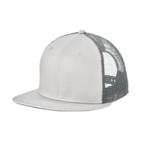 New Era Standard Fit Snapback Trucker Cap, Grey / Graphite, Left Side view