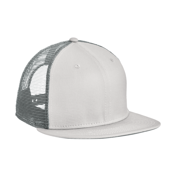 New Era Standard Fit Snapback Trucker Cap, Grey / Graphite, Right Side view