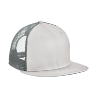 New Era Standard Fit Snapback Trucker Cap, Grey / Graphite, Right Side view