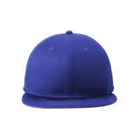 New Era Standard Fit Snapback Trucker Cap, Royal / Royal, Front view