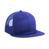 New Era Standard Fit Snapback Trucker Cap, Royal / Royal, Right Side view