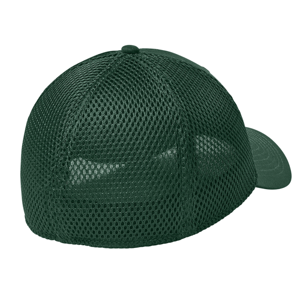 New Era Stretch Mesh Cap, Flag Dark Green / Flag Dark Green, Back view