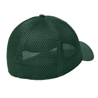 New Era Stretch Mesh Cap, Flag Dark Green / Flag Dark Green, Back view