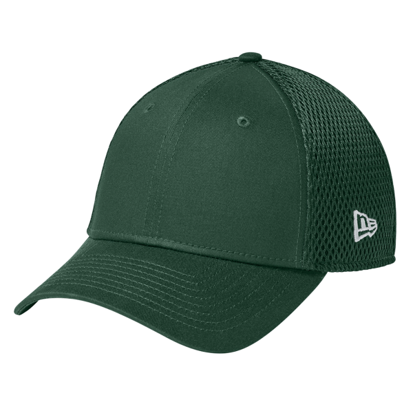 New Era Stretch Mesh Cap, Flag Dark Green / Flag Dark Green, Left Side view