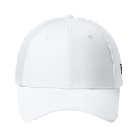 New Era Stretch Mesh Cap, Flag White / White, Front view