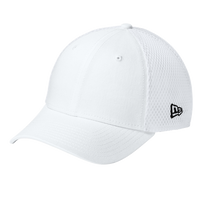 New Era Stretch Mesh Cap, Flag White / White, Left Side view