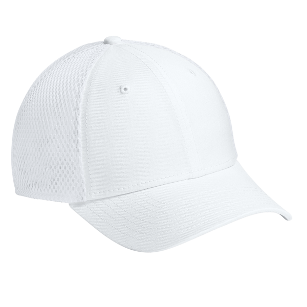 New Era Stretch Mesh Cap, Flag White / White, Right Side view