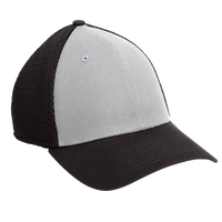 New Era Stretch Mesh Cap, Grey / Black, Right Side view