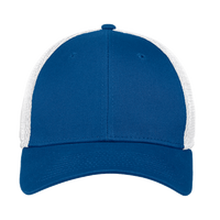 New Era Stretch Mesh Cap, Royal / White, Front view