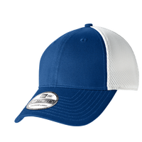 New Era Stretch Mesh Cap, Royal / White, Left Side view