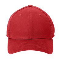 New Era Stretch Mesh Cap, Scarlet Red / Scarlet Red, Front view