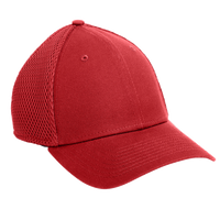 New Era Stretch Mesh Cap, Scarlet Red / Scarlet Red, Right Side view