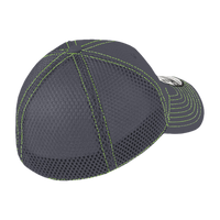 New Era Stretch Mesh Contrast Stitch Cap, Graphite / Cyber Green / Cyber Green, Back view