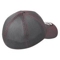 New Era Stretch Mesh Contrast Stitch Cap, Graphite / Red / Red, Back view