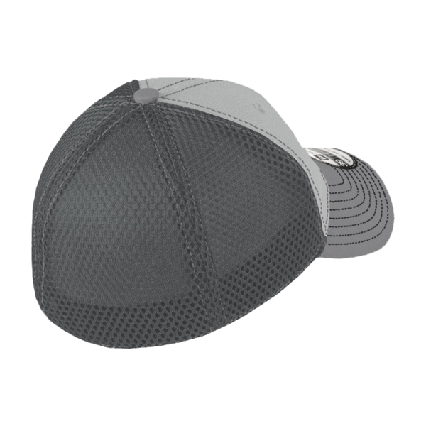 New Era Stretch Mesh Contrast Stitch Cap, Grey / Steel / Graphite, Back view