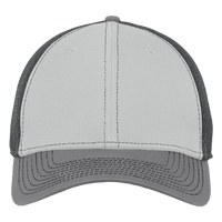 New Era Stretch Mesh Contrast Stitch Cap, Grey / Steel / Graphite, Front view