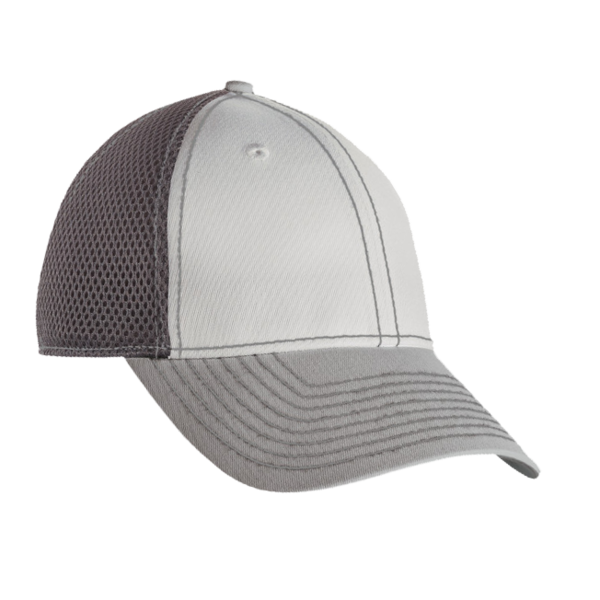 New Era Stretch Mesh Contrast Stitch Cap, Grey / Steel / Graphite, Right Side view