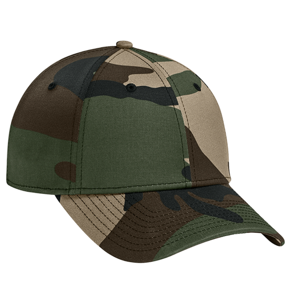 New Era Structured Stretch Cotton Cap, Flag Camo, Right Side view