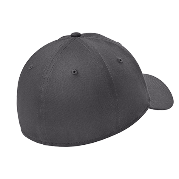 New Era Structured Stretch Cotton Cap, Flag Graphite, Back view