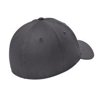 New Era Structured Stretch Cotton Cap, Flag Graphite, Back view