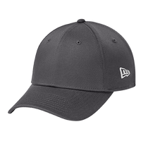 New Era Structured Stretch Cotton Cap, Flag Graphite, Left Side view