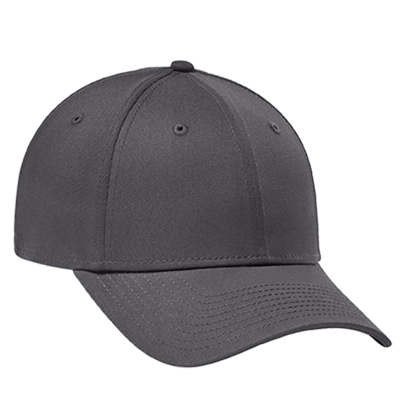 New Era Structured Stretch Cotton Cap, Flag Graphite, Right Side view