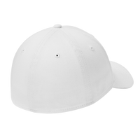 New Era Structured Stretch Cotton Cap, Flag White, Back view