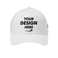 New Era Structured Stretch Cotton Cap, Flag White, Front view, Mockup