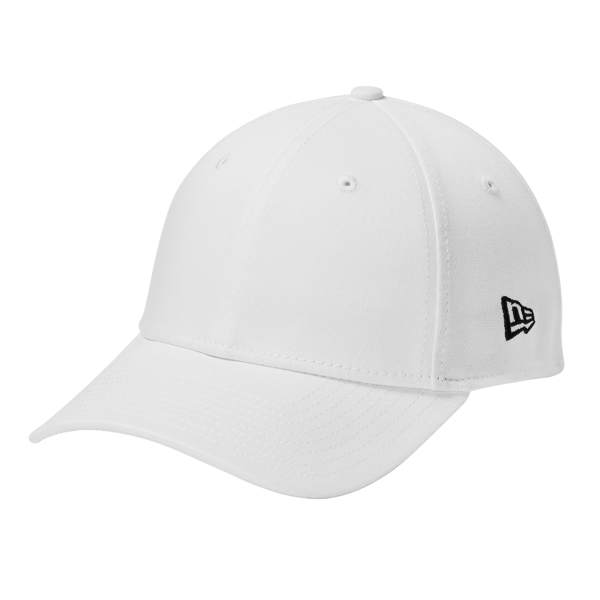 New Era Structured Stretch Cotton Cap, Flag White, Left Side view